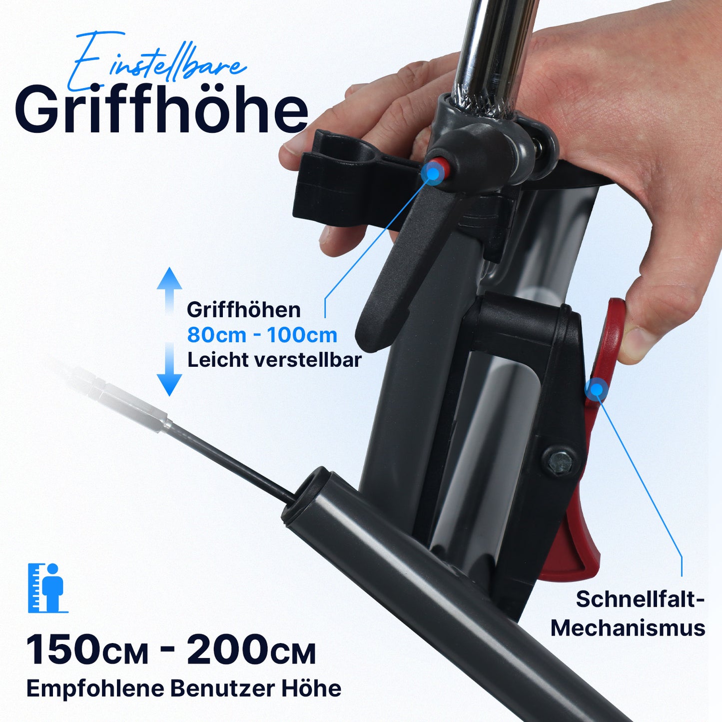 ISICARE Rollator leicht und ergonomisch